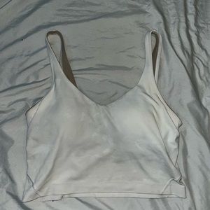 White lululemon align tank size 6